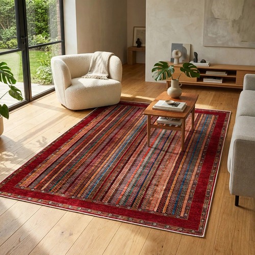 Teppich bordeaux rot 200x300 - bordeaux,