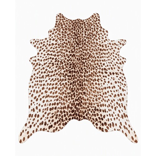 Leoparden teppich kunstfell - teppich,