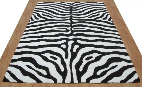 Zebra schwarz weiß modern - schwarz,