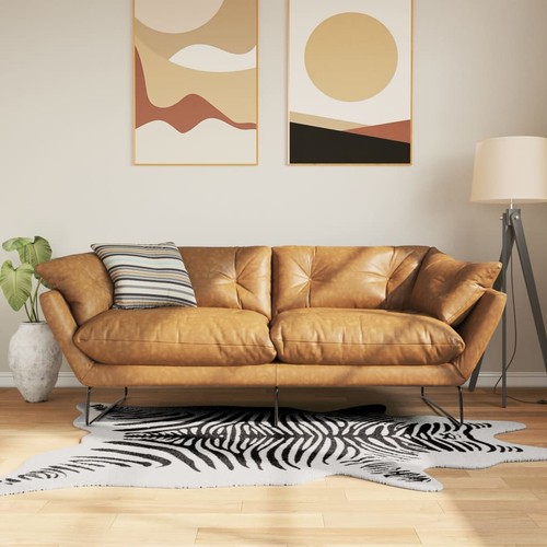 Vidaxl teppich schwarz weiß - vidaxl, teppich,
