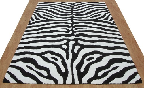 Zebra schwarz weiß - weiß, modern
