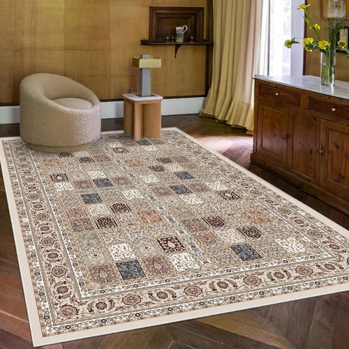 Teppich creme beige - beige, cm