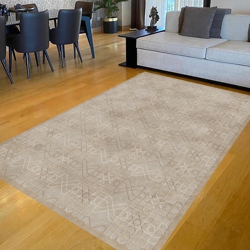 Teppich creme beige 200x300 - teppich,